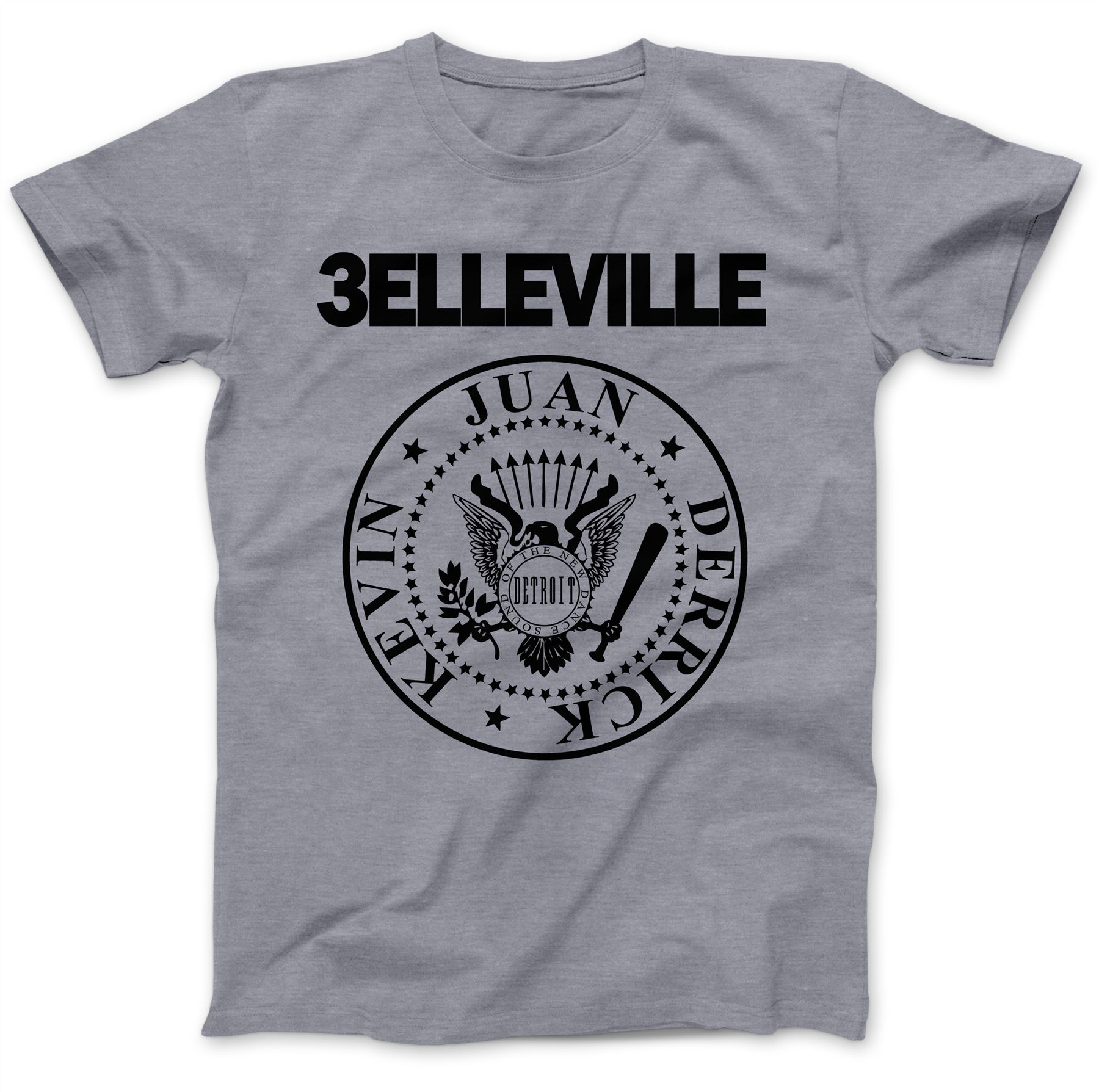 Belleville Three Detroit Techno T-Shirt 100/% Premium Cotton