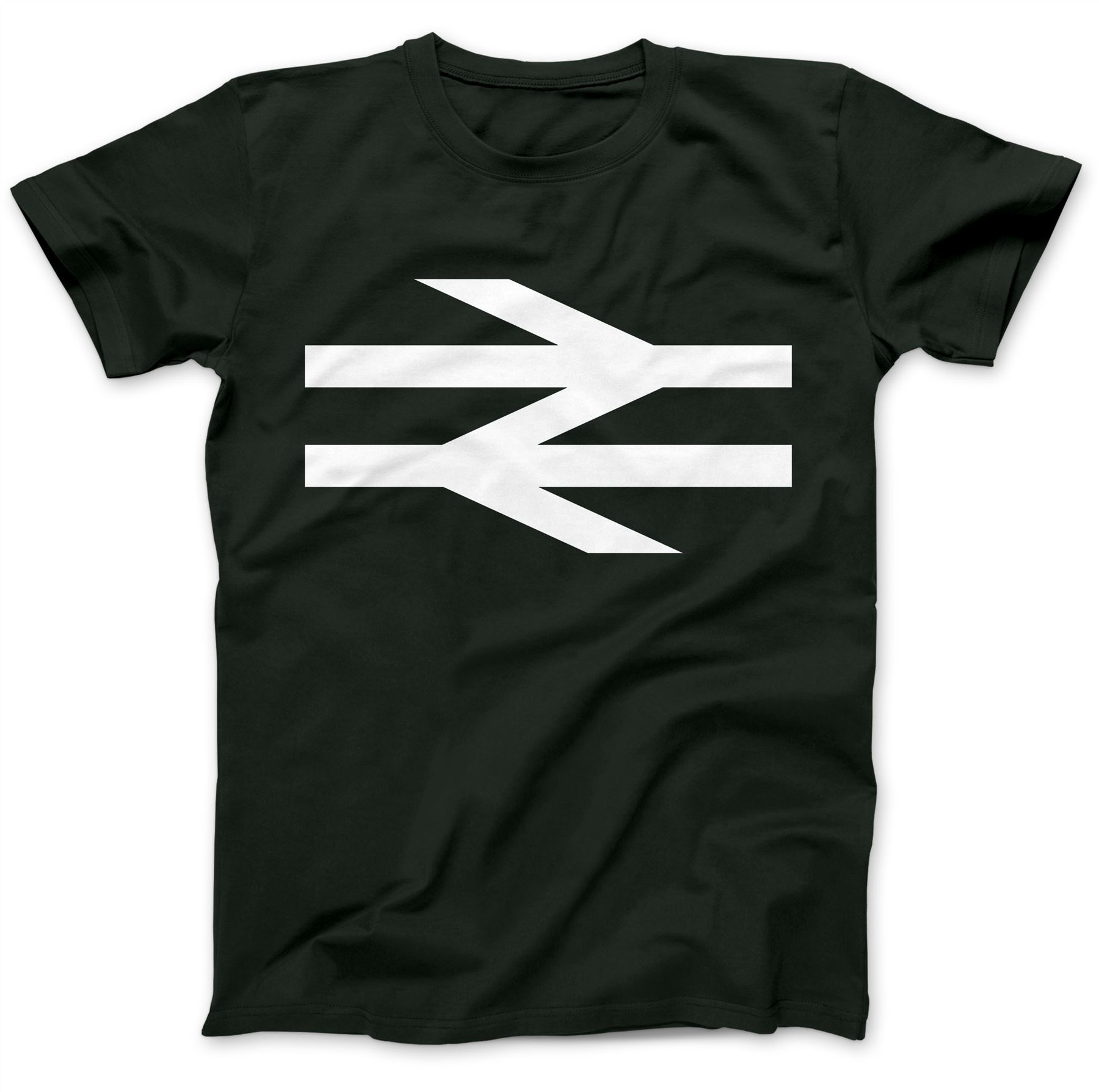 British Rail As Worn By Damon Albarn T-Shirt 100/% Premium Cotton Arrows Train