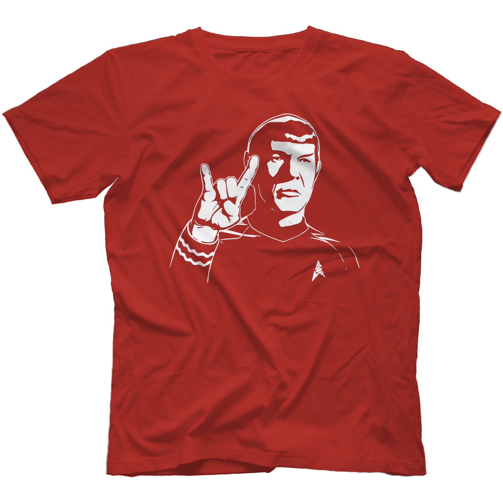 Spock On T-Shirt 100/% Cotton Spoof Funny Rock On