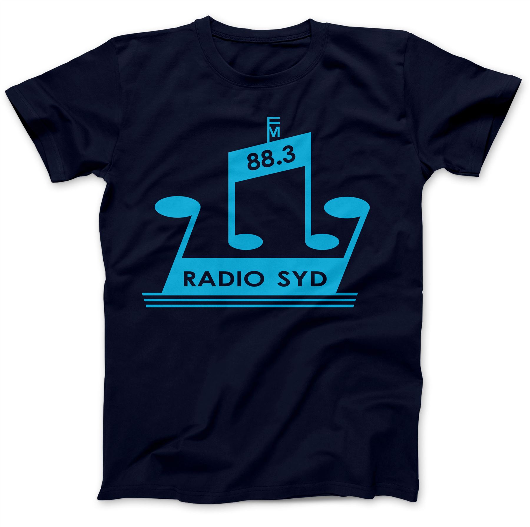 Radio Syd 88.3 As Worn By Brian Jones T-Shirt 100/% Premium Cotton Stones
