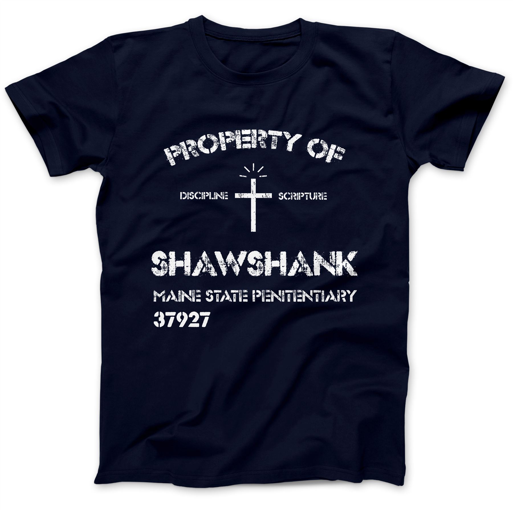 Shawshank Penitentiary T-Shirt 100/% Premium Cotton Redemption