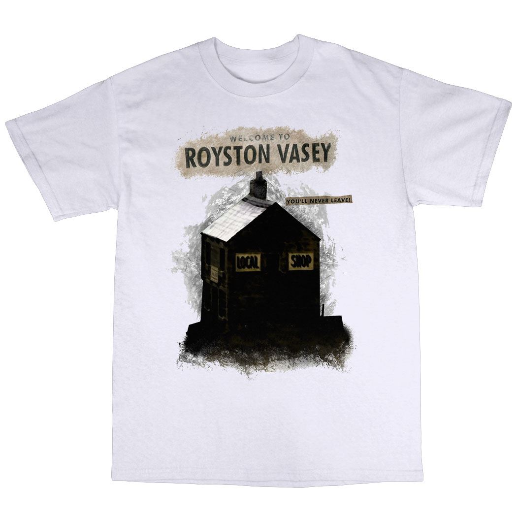 Royston Vasey T-shirt 100/% coton Edward et Tubbs LIGUE GENTLEMAN
