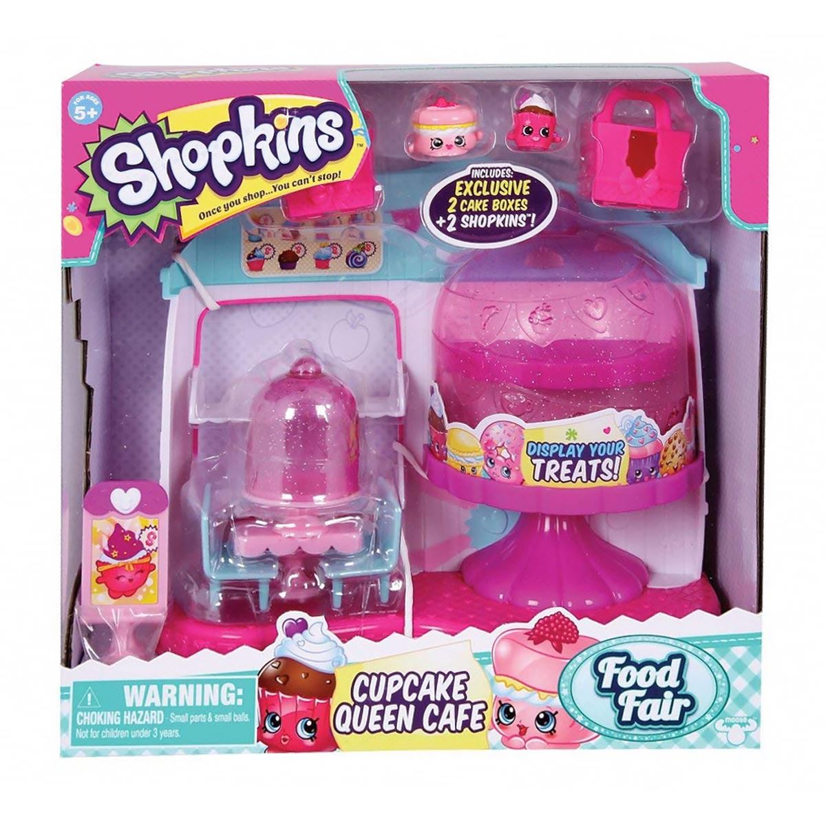 Shopkins style me garde-robe ou CUPCAKE QUEEN CAFE Playset /& chiffres officiels