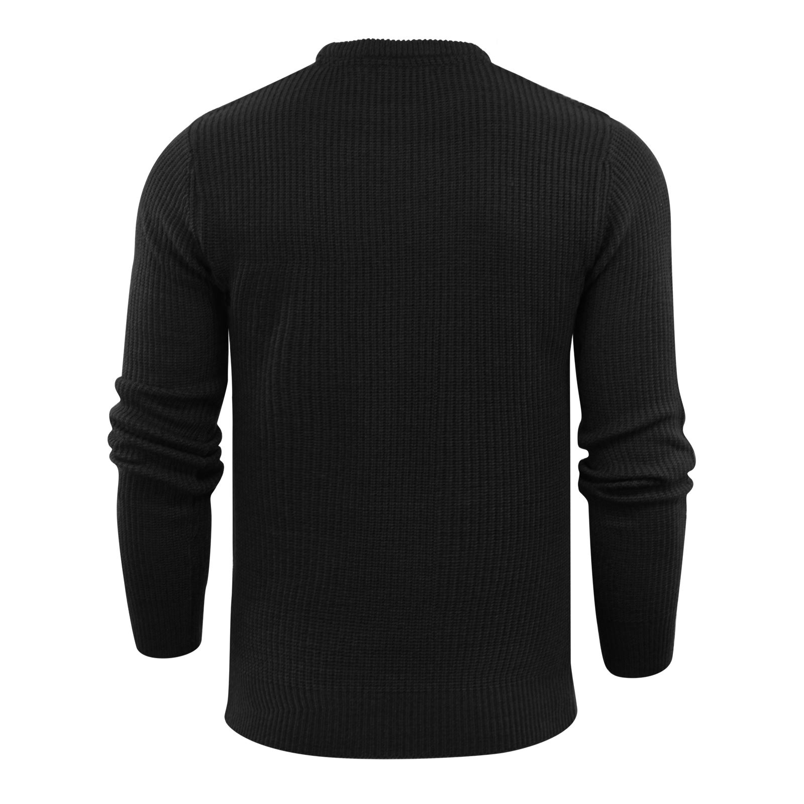 Mens Jumper Brave Soul Fulton Kintted Crew Neck Sweater