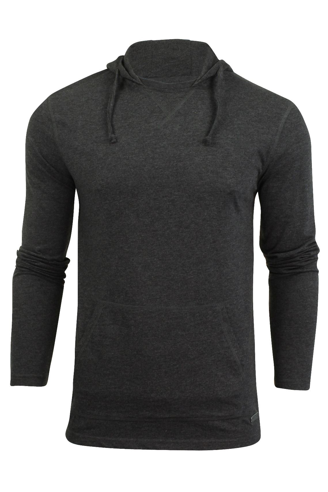 Mens Hooded T Shirt Brave Soul Morris Long Sleeve Track Top