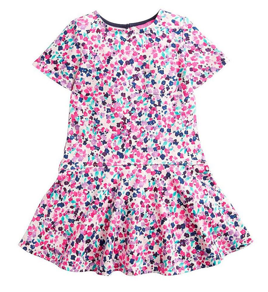 JOULES Lila Trapeze Dress Cream Inky Ditsy 100/% cotton BNWT NEW