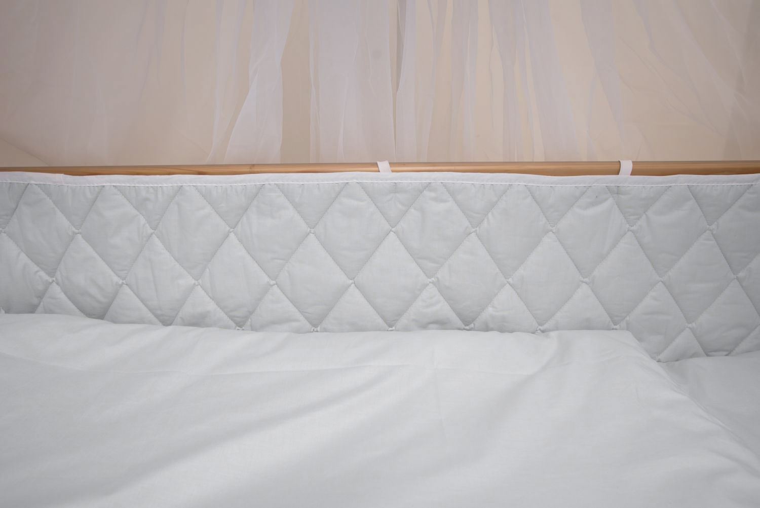 3 Piece Baby Bedding Set with 4-sided Bumper Fits 120x60 or 140x70 Cot Bed