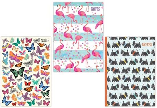 1x A6 A5 A4 Hardback Notebook Lined Ruled Journal Notepad Office School Diary