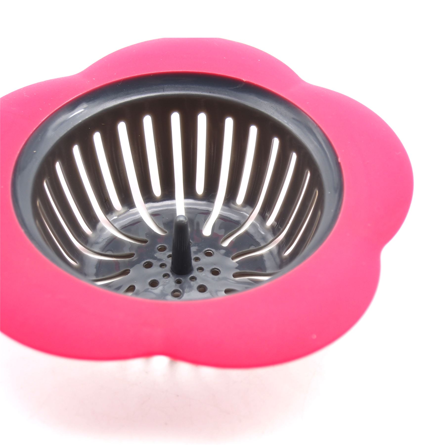 Available in 4 Colours Vinsani Flower Sink Plug Drain Strainer