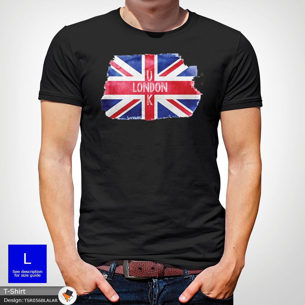 LONDON ENGLAND MENS TSHIRT TEE GREAT BRITAIN GIFT UNION JACK T SHIRT Red !