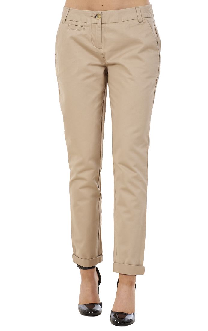 Ladies 100/% Cotton Rich Womens Chino Womens Casual Trousers
