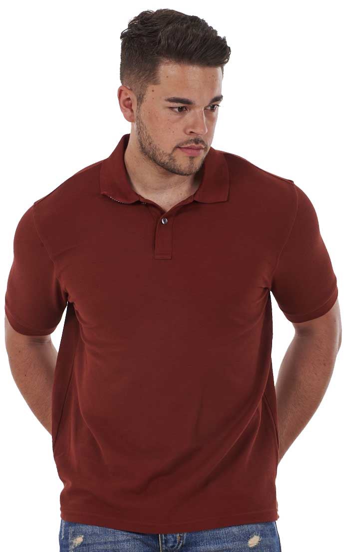Men/'s ex faMouS store Pure Cotton Plain Top Short Sleeve Polo Tee T-Shirt