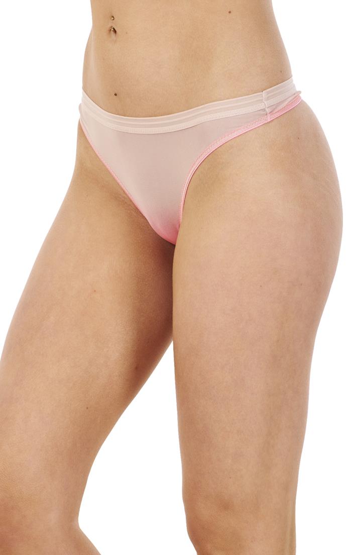 Ladies 5 Pack Floral G String High Waisted Mesh Multi Pack Thongs