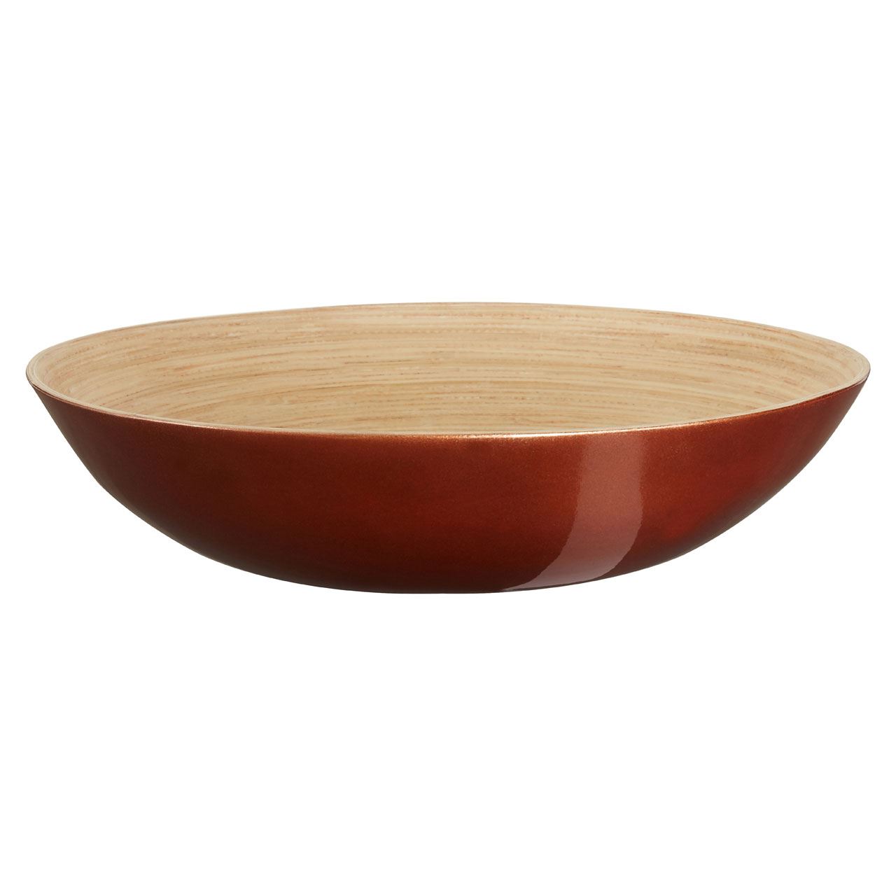 Salad Bowl /& ServersHandcraftedHygienic /& Stain-Resistant BambooGold