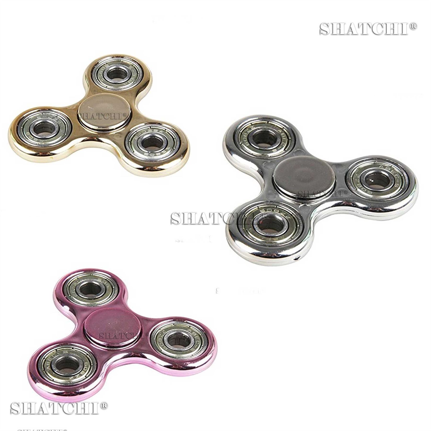 Metal Fidget Spinner Metallic