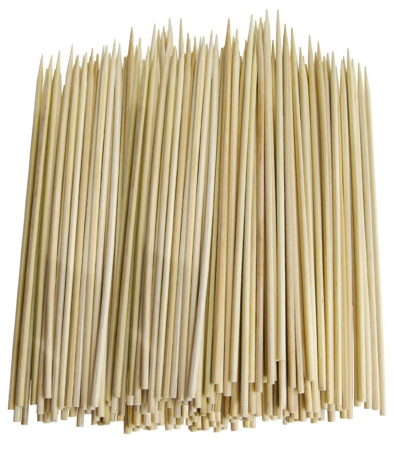 Wooden Bamboo Skewers Pick Sticks Grill BBQ/'s Fruits Shish Kebab Cocktail Party