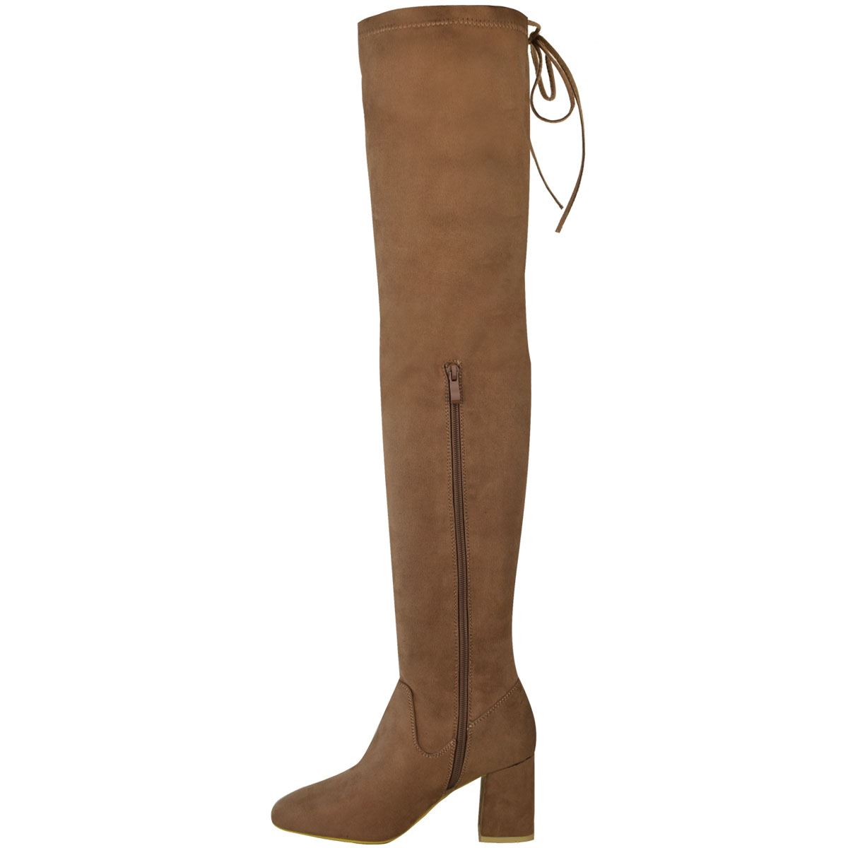 Womens Ladies Flat Thigh High Boots Over The Knee Long Length Shoes Casual Size