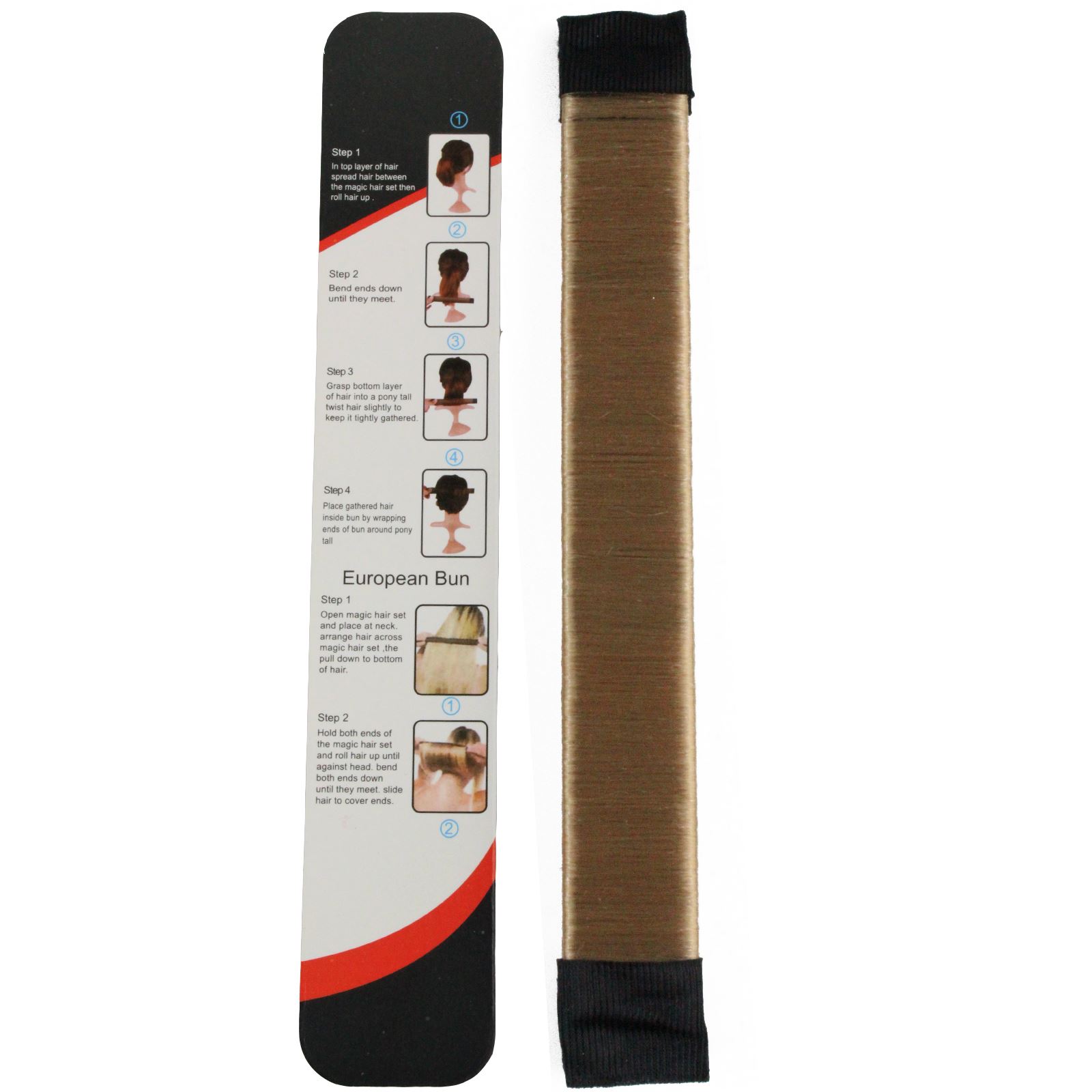 Hair Donut Maker Bun Styling Bands Former Foam French Twist