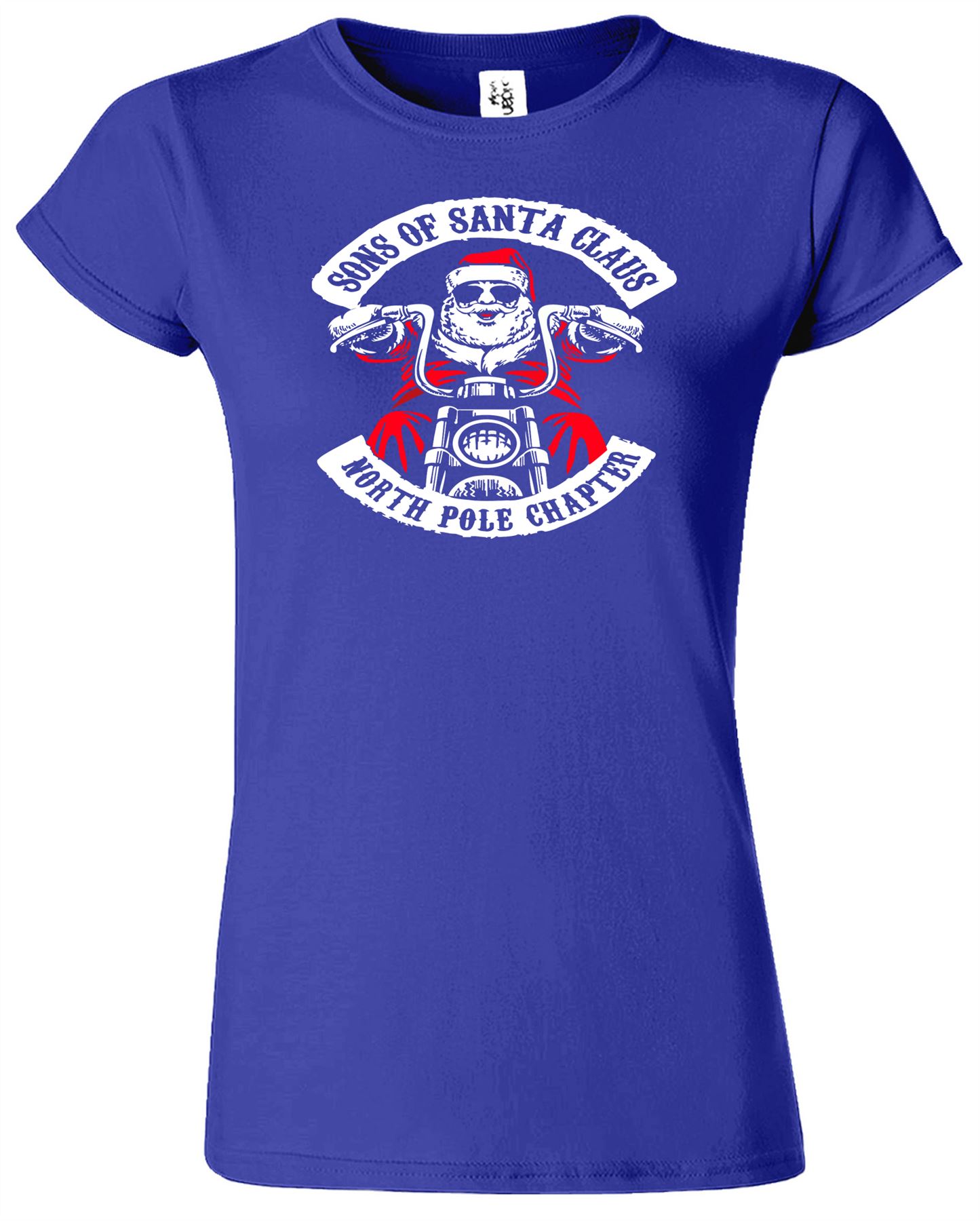 Claus Son Of Santa Ladies T-Shirt Festive Xmas Christmas Gift Present Top Tshirt
