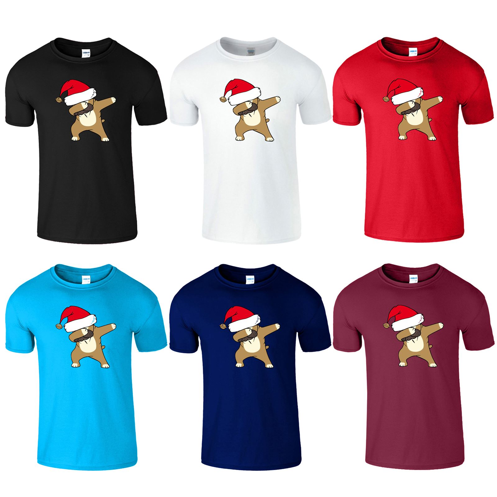Personalised Kids Boys Girls T-Shirt Christmas Xmas Custom Your Name T Shirt