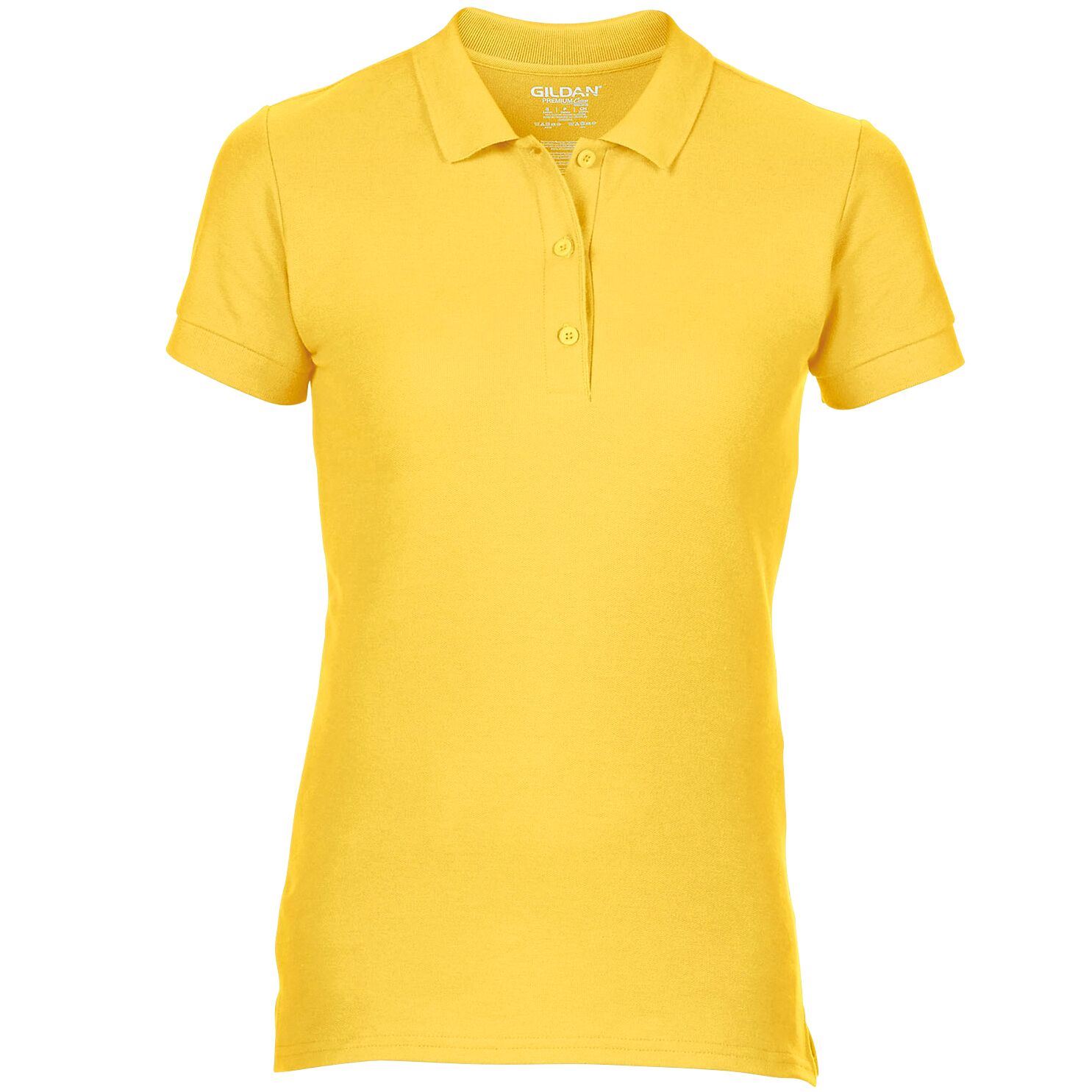 Gildan Premium Cotone Doppio Polo in Sport Donna Polo T-shirt Top Da Donna Workwear