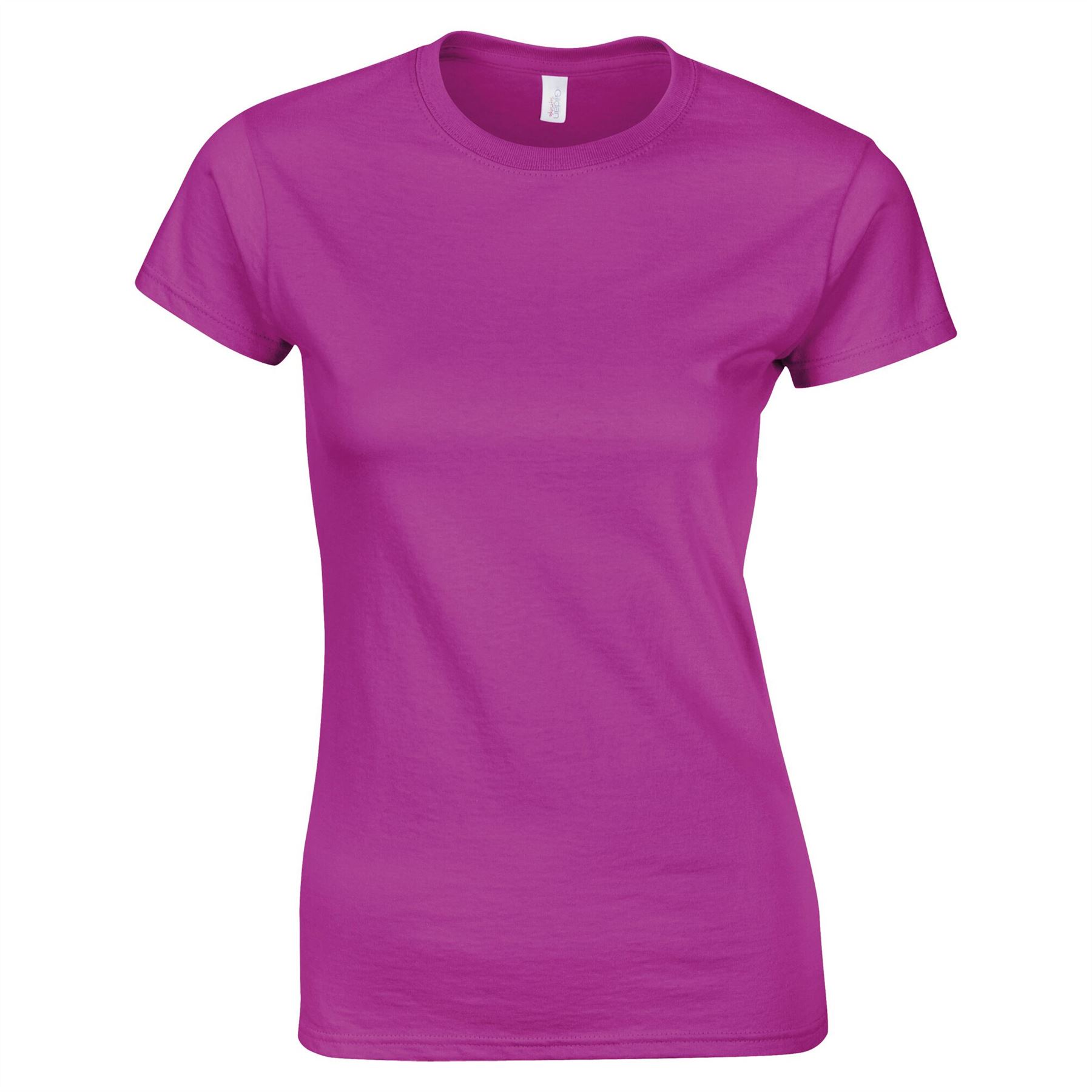Ladies Gildan Softstyle Plain Tshirt Heavy Cotton Womens Ringspun Fit Top Tee