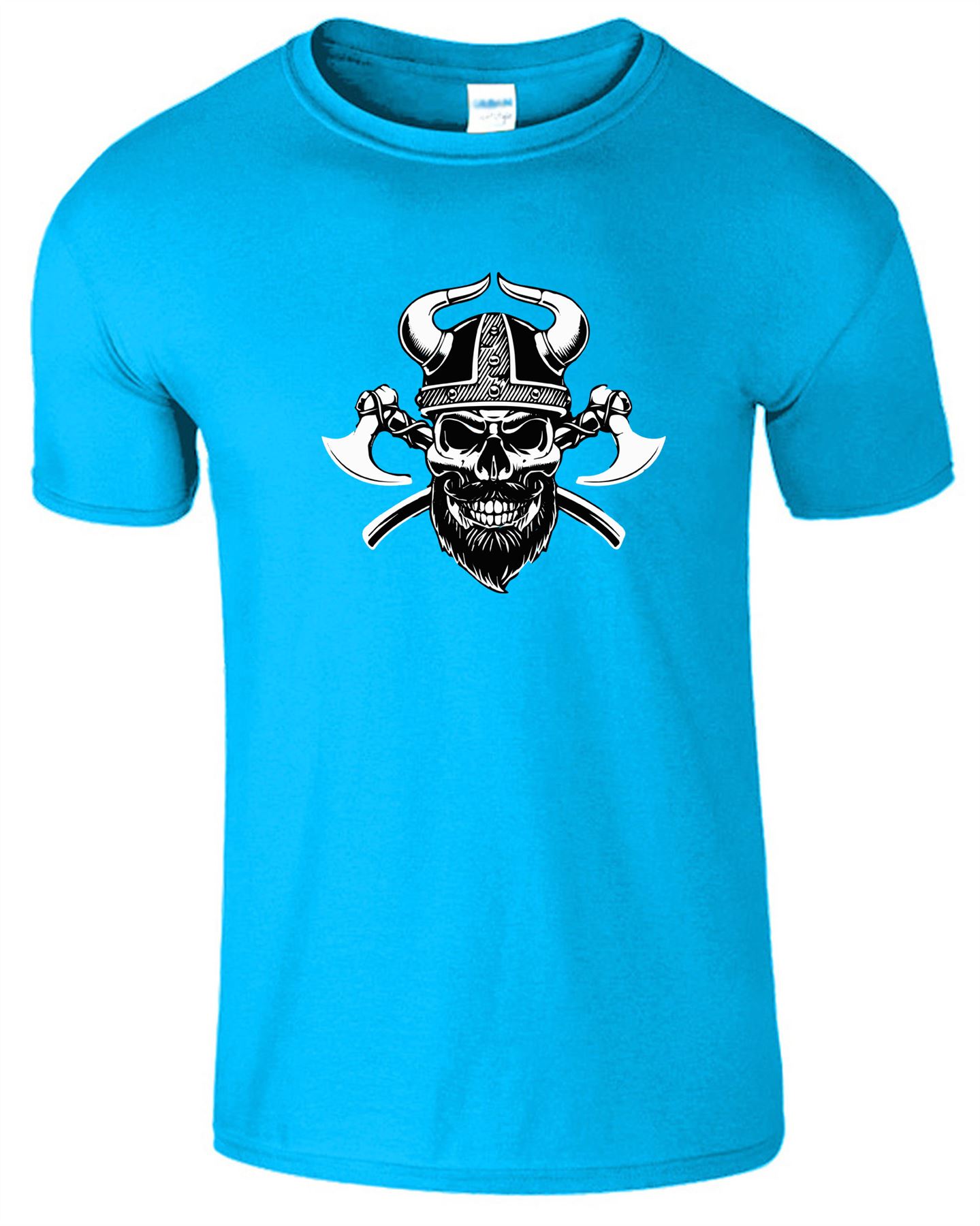 Mens Muscle Fit T Shirt Bodybuilding Crossfit Gym Top UK Seller for Viking Fans