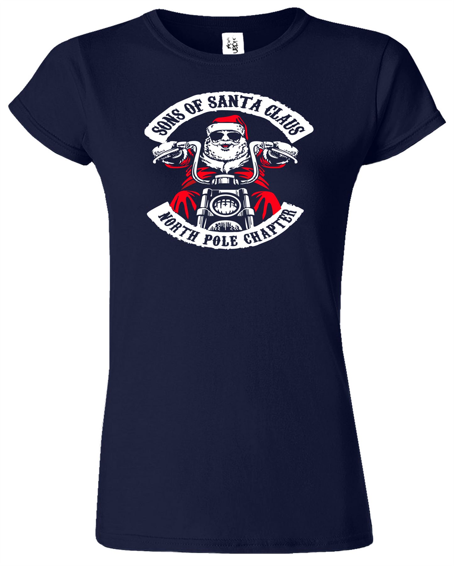 Claus Son Of Santa Ladies T-Shirt Festive Xmas Christmas Gift Present Top Tshirt