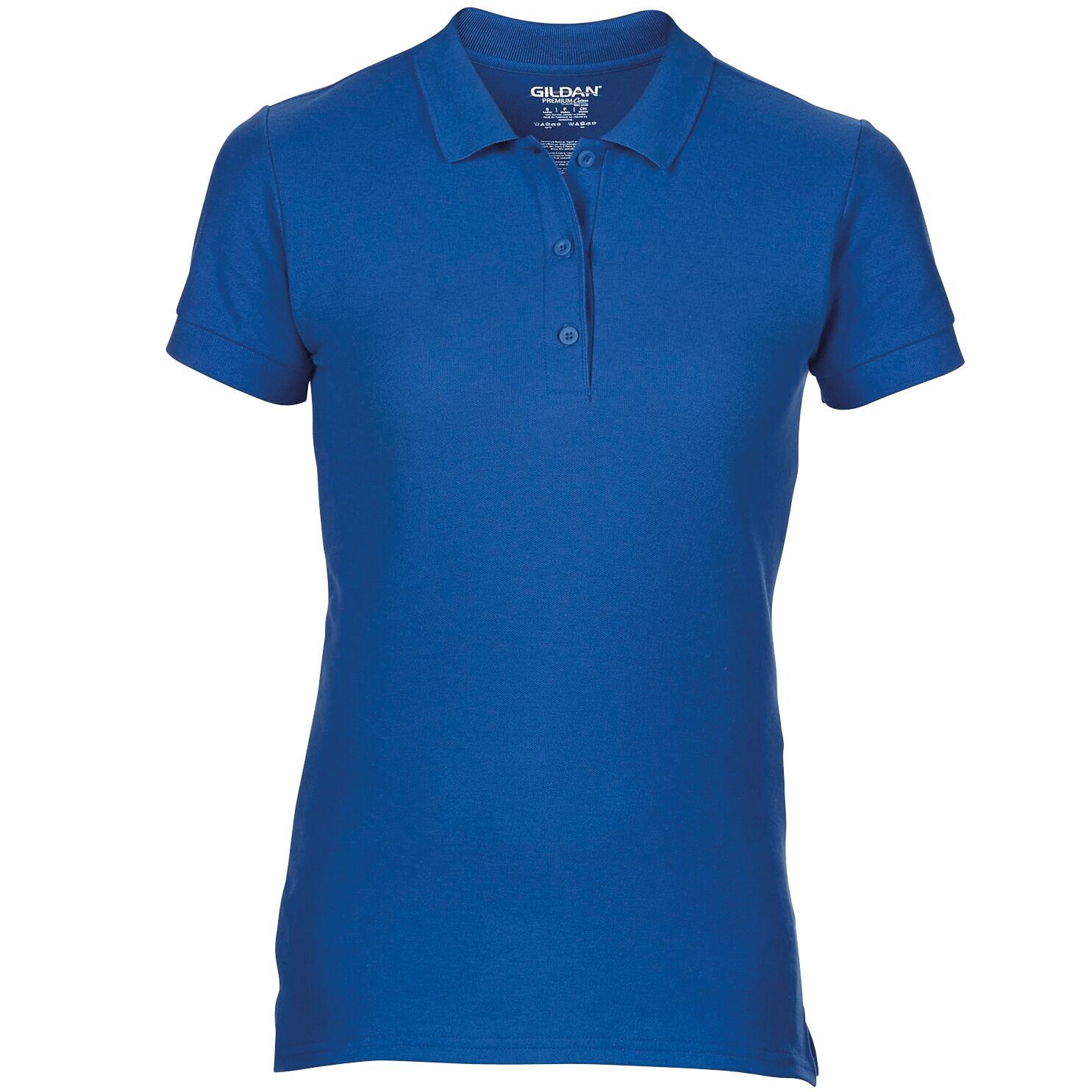Gildan Premium Cotone Doppio Polo in Sport Donna Polo T-shirt Top Da Donna Workwear