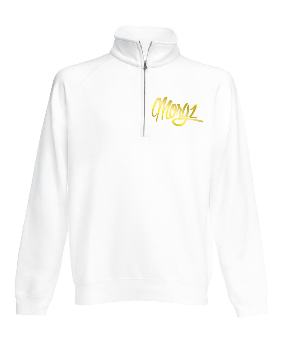 Morgz Demi Zip Polaire Inspiré Gaming youtuber Pull Chandail Cadeau Haut à Capuche
