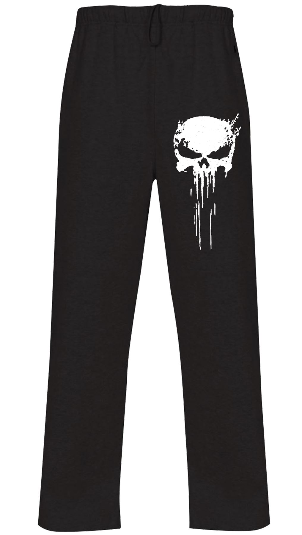 Punisher Skull Mens Open Hem Jogging Bottoms Joggers Mens Trousers Gym Work Out