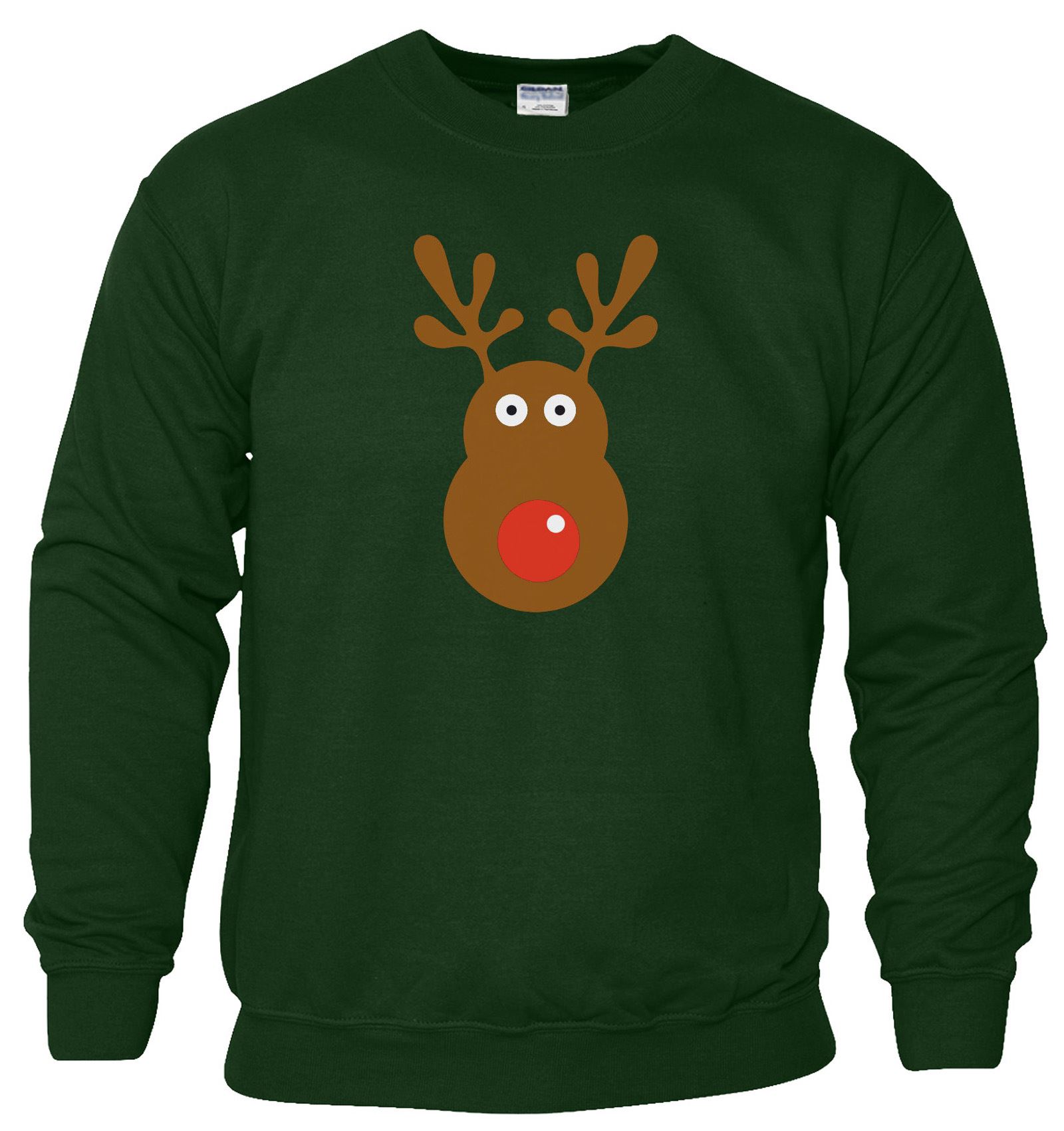 Christmas Retro Rudolph Mens Sweat Xmas Festive Children Girls Boys Sweatshirt