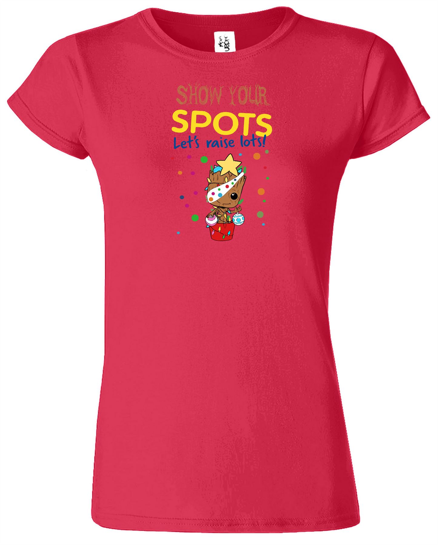 Groot Ladies T-Shirt Children Day Funny Christmas Present Top Tee Tshirt