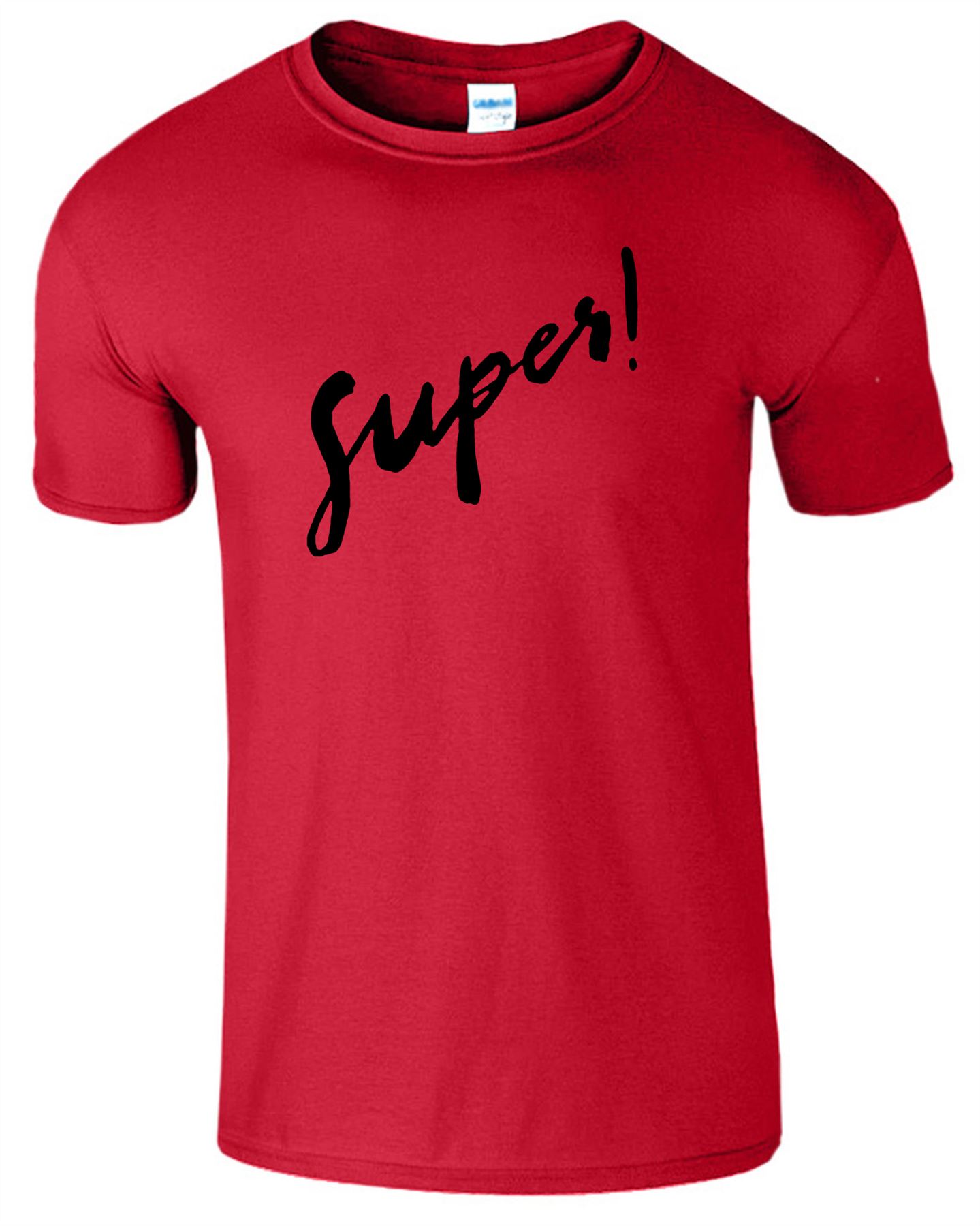 Super Mens T Shirt Casual Workout Gym Fancy Crew Neck Ladies Fit Top Tee T-Shirt