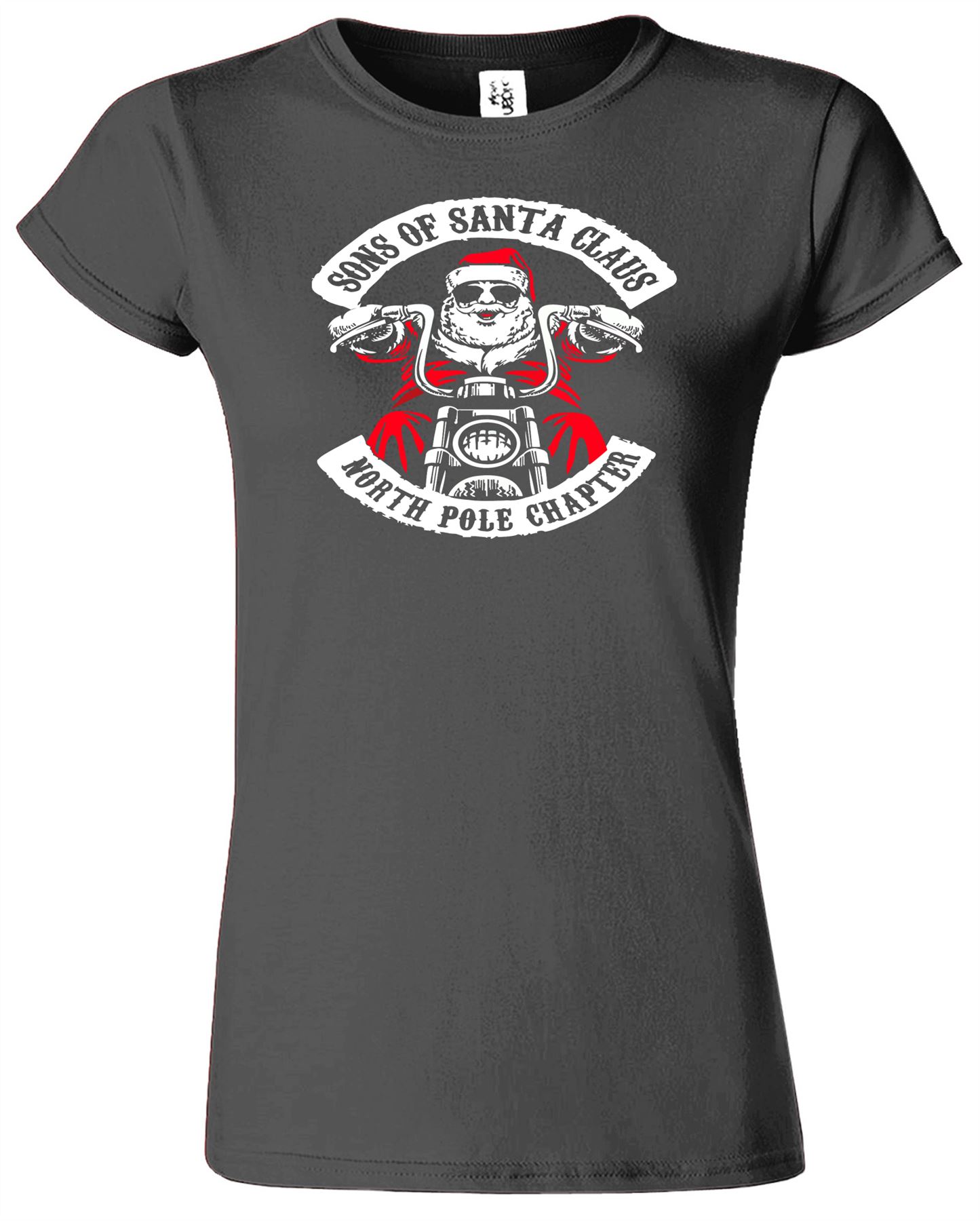 Claus Son Of Santa Ladies T-Shirt Festive Xmas Christmas Gift Present Top Tshirt