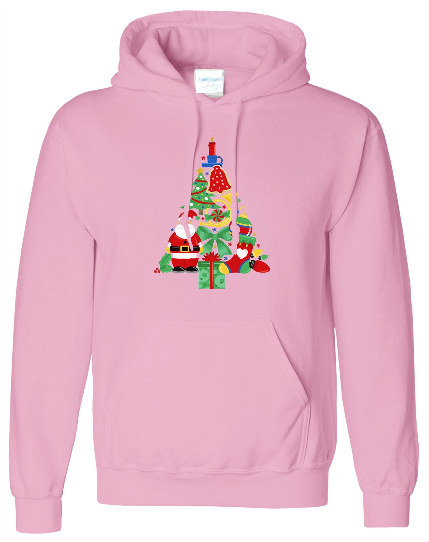 ALBERO di Natale Babbo Natale Campane Calze da uomo con cappuccio Natale Novità Cappuccio Con Cappuccio