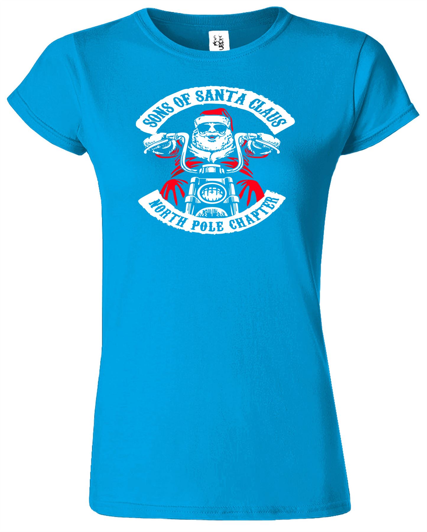 Claus Son Of Santa Ladies T-Shirt Festive Xmas Christmas Gift Present Top Tshirt
