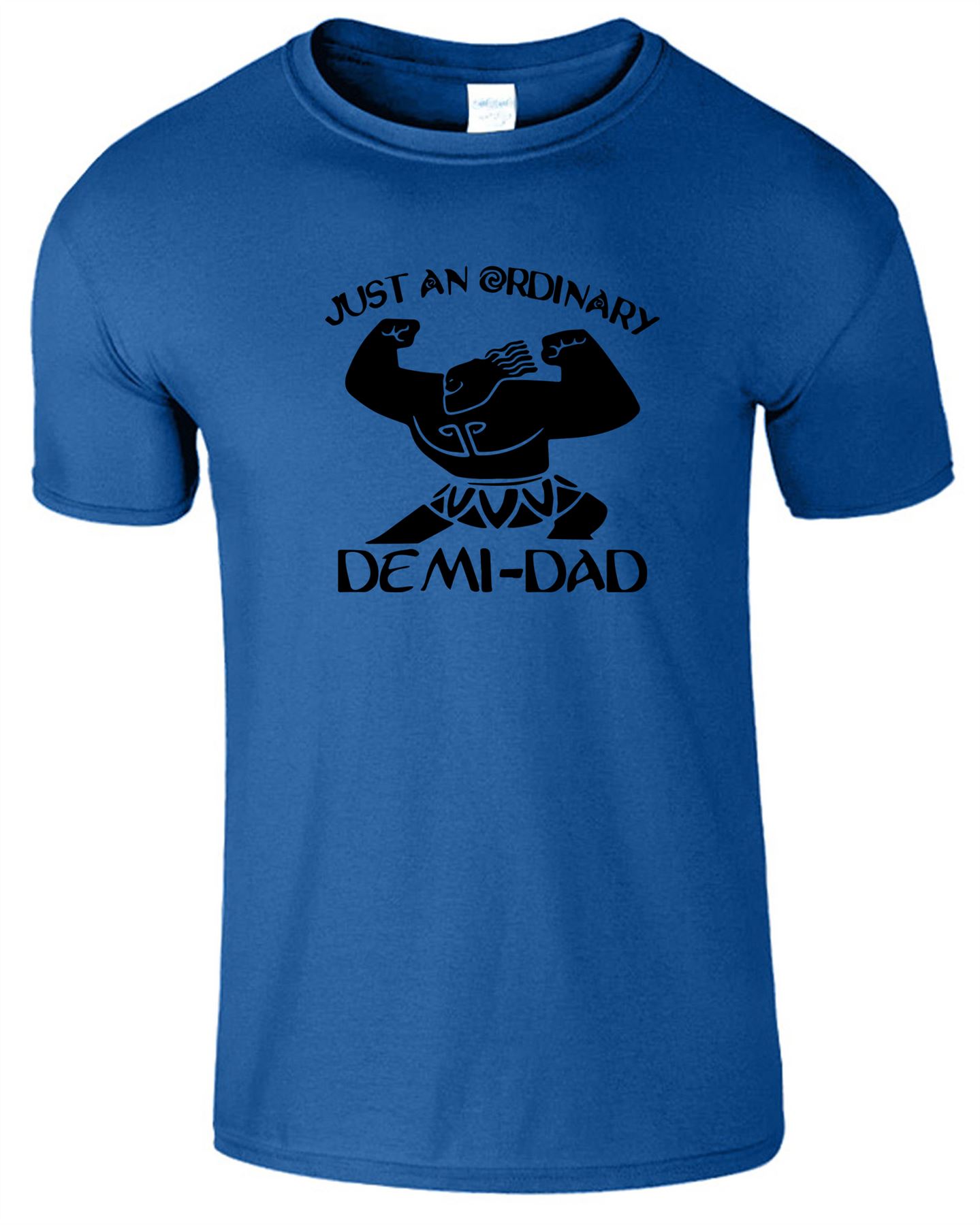 Just An Ordinary Demi-Dad Mens Moanna T-Shirt Fathers Day Gift Top Tee T Shirt