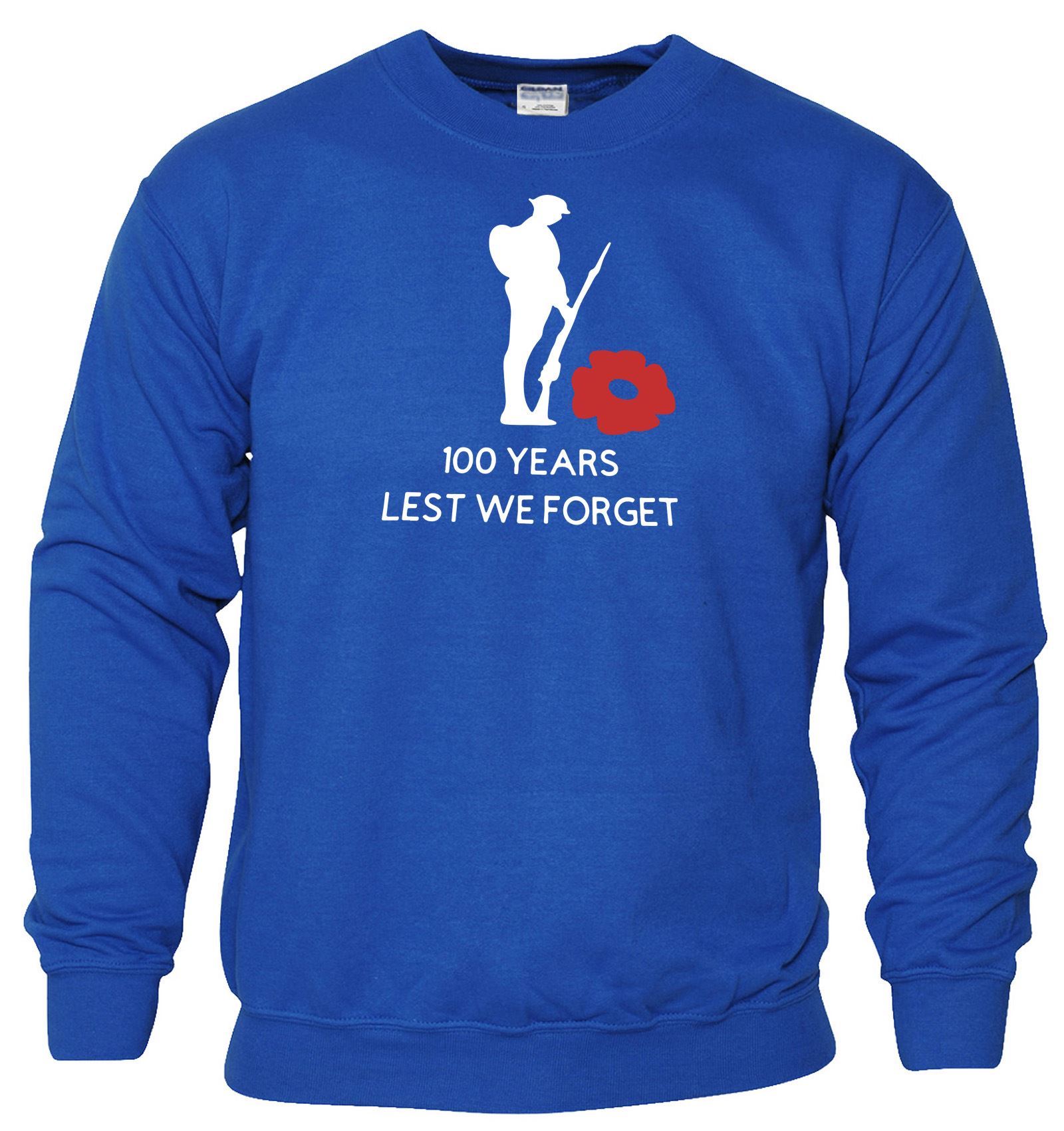 Lest We Forget Mens Kids Sweat Brave Soldiers Remembrance Day Boys SweatShirt