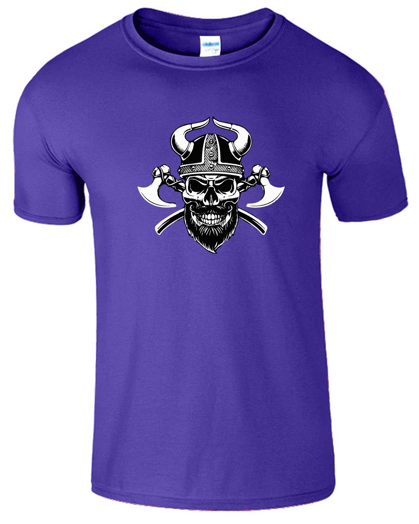 Mens Muscle Fit T Shirt Bodybuilding Crossfit Gym Top UK Seller for Viking Fans
