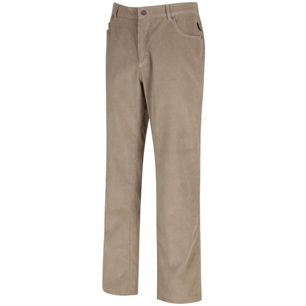 Regatta Mens Landford Coolweave Corduroy Cotton Casual Walking Trousers Regular