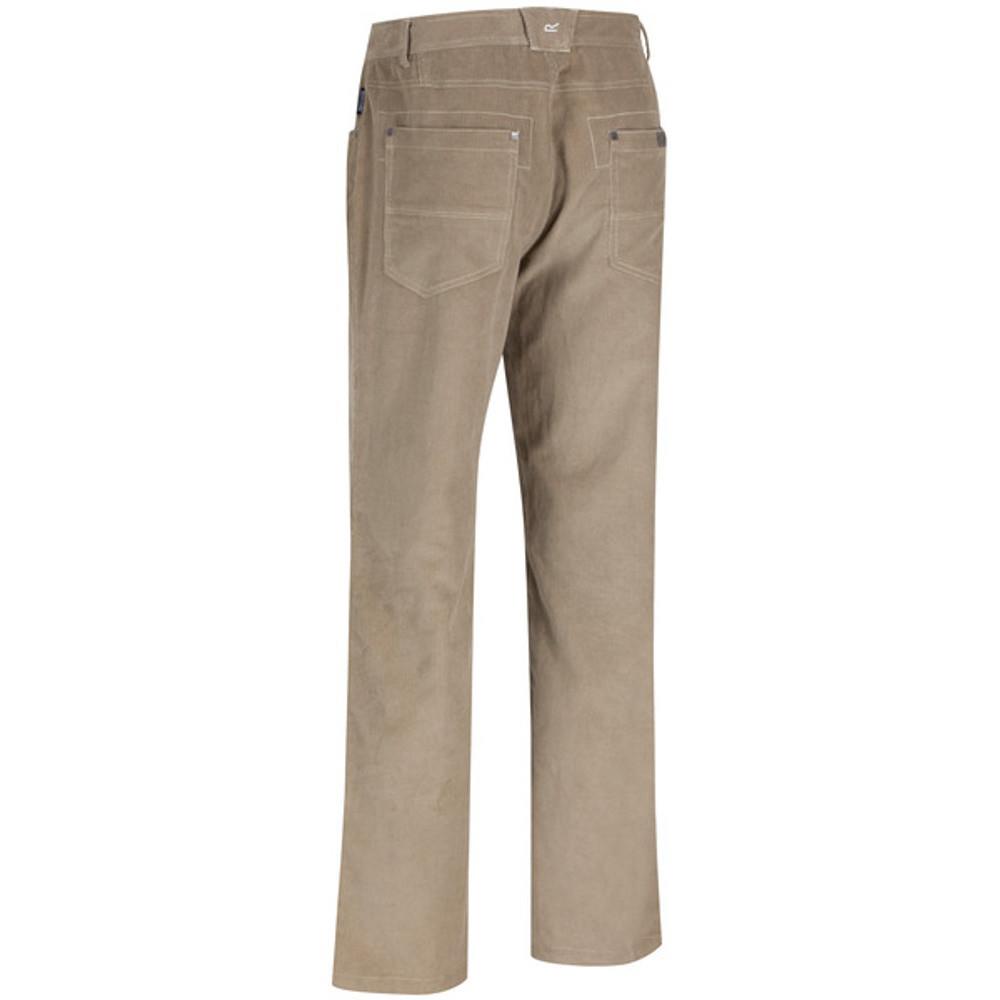 Regatta Mens Landford Coolweave Corduroy Cotton Casual Walking Trousers Regular