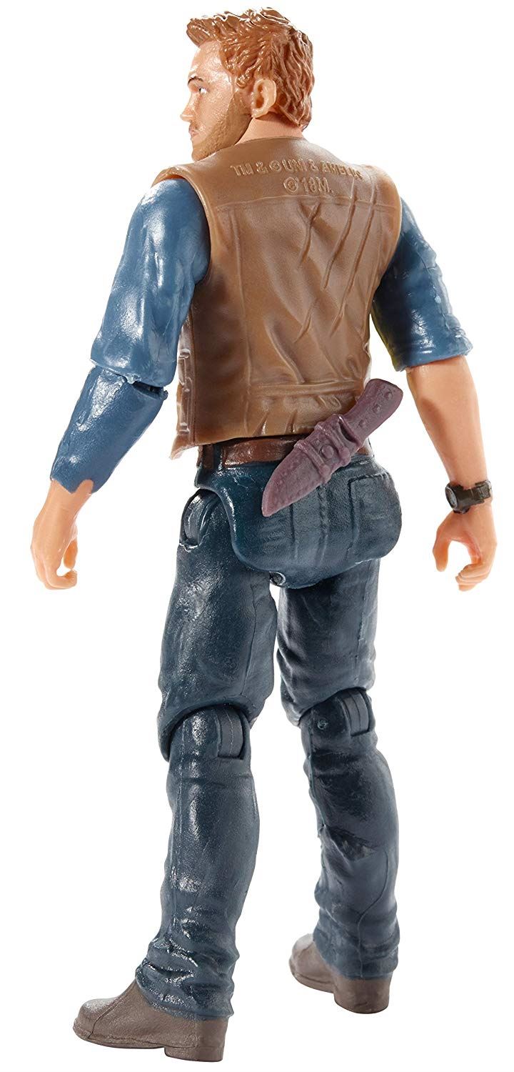 Formateur propre Jurassic World Basic Owen et Baby Blue mercenaire Figure