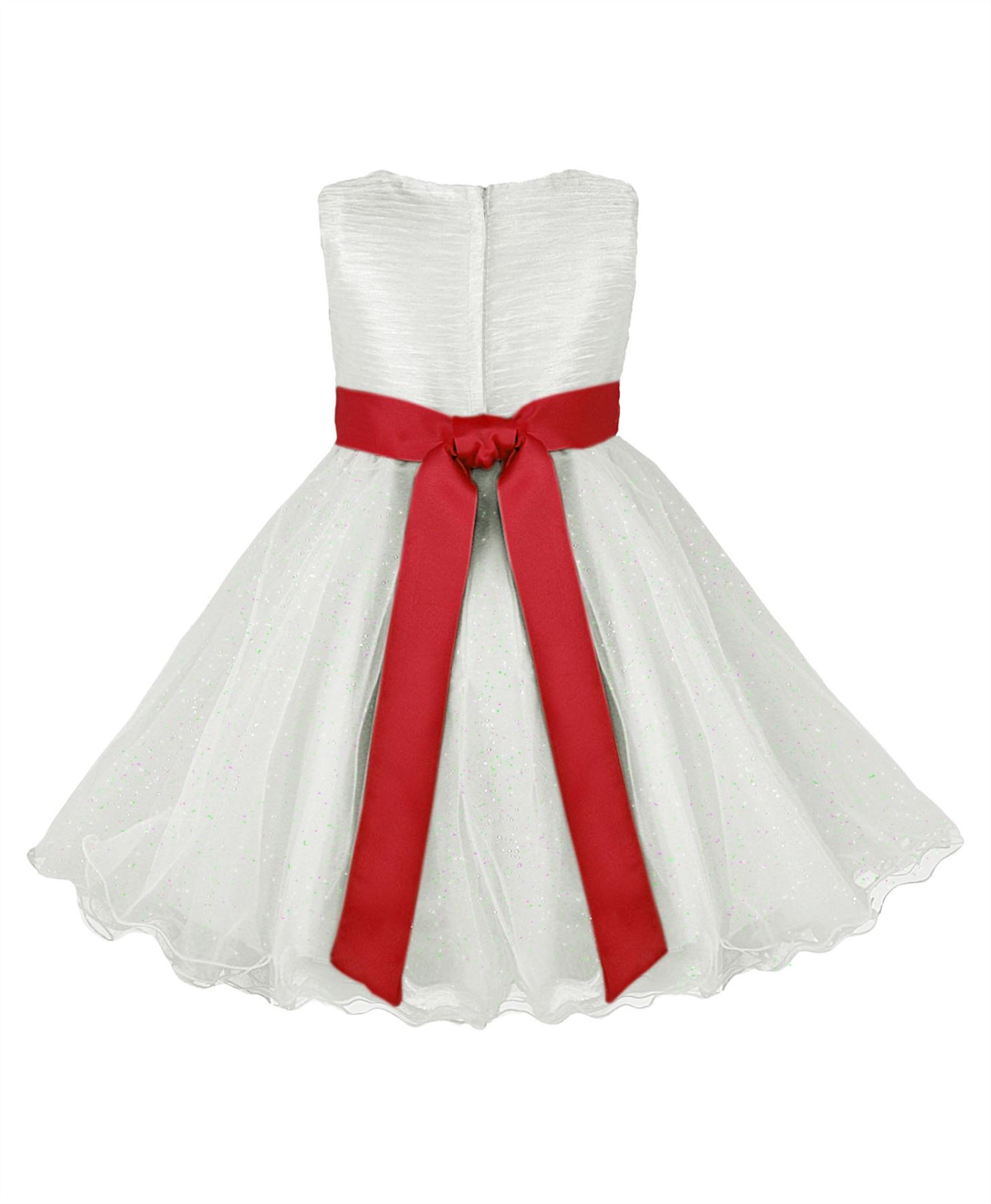 GIRLS PARTY DRESSES BOW DETAIL FLOWER GIRL WEDDING PAGEANT BRIDESMAID 2-12 Y