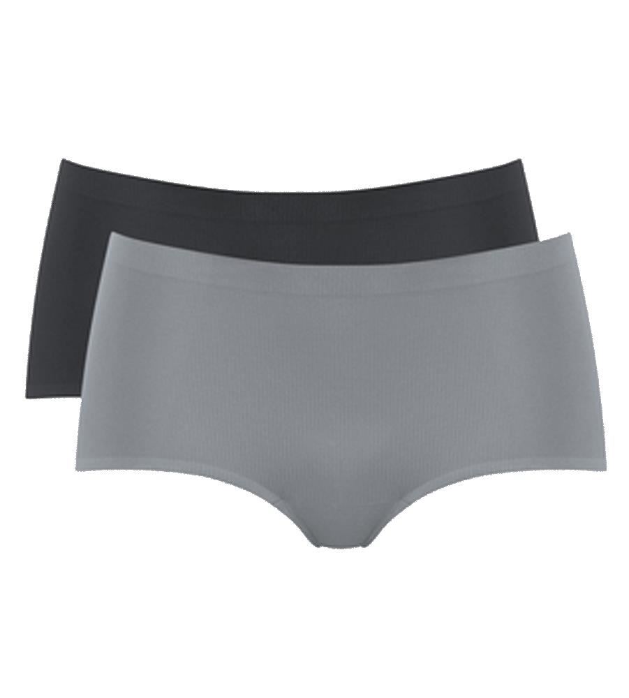 Sloggi Women mOve Shorty C2P 2 Pack Briefs Black Combination M014 CS