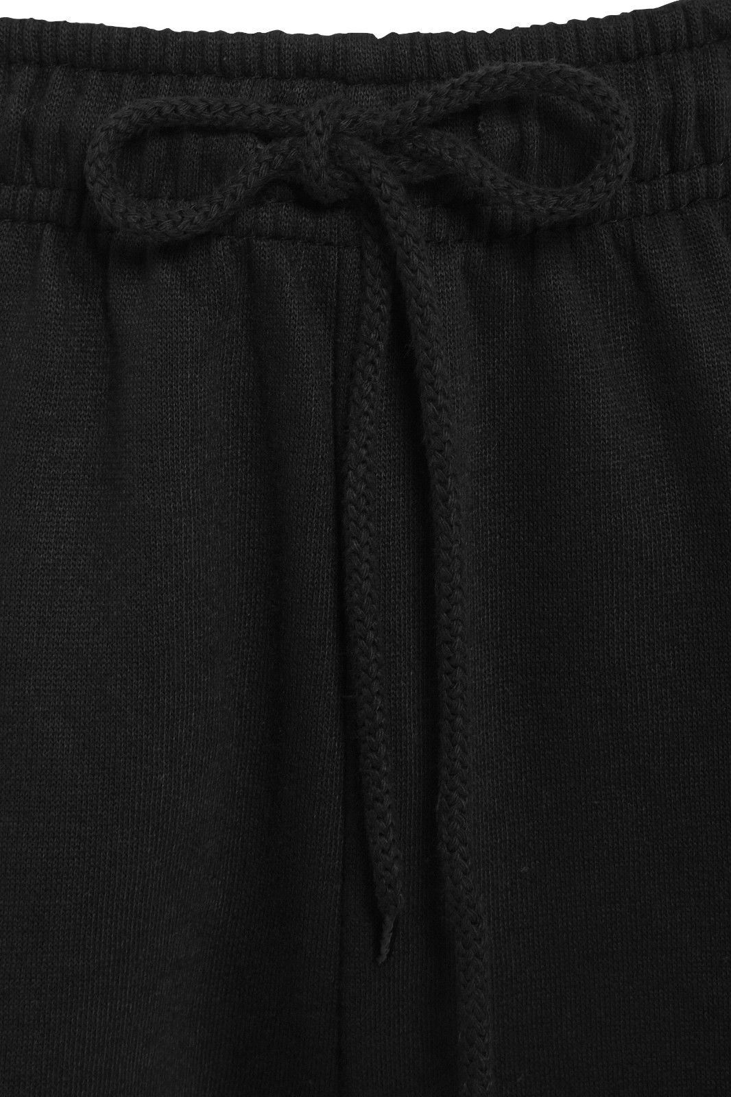 Mens Open Hem Fleece Joggers Bottom Sports Gym Fitness Trouser Yoga Pants S-8XL
