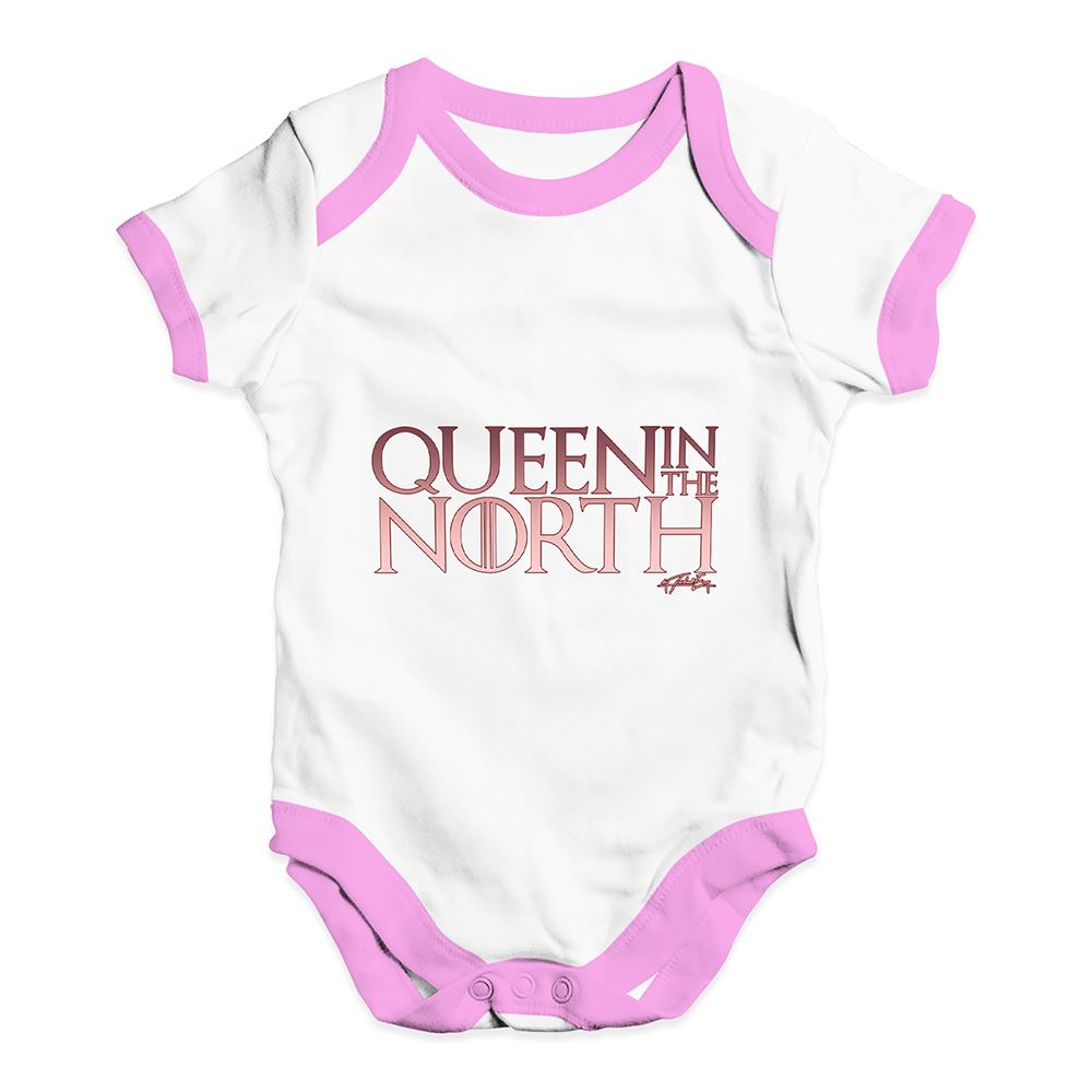 Twisted Envy Queen In The North Baby Unisex Funny Baby Grow Bodysuit