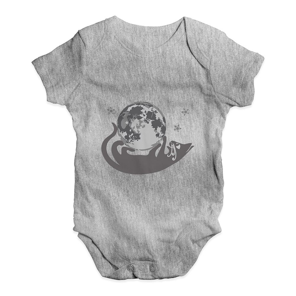 Twisted Envy Moon Cat Baby Unisex Funny Baby Grow Bodysuit