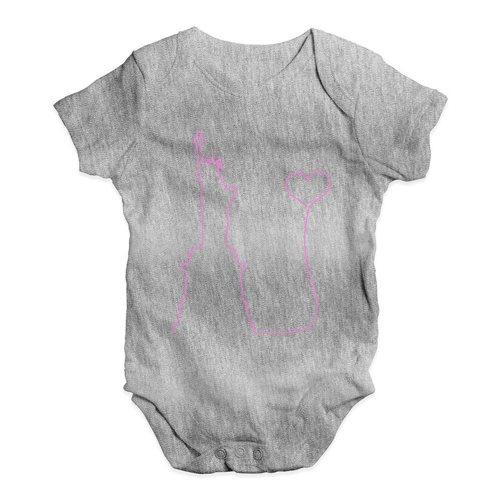 Twisted Envy Love New York Baby Unisex Funny Baby Grow Bodysuit