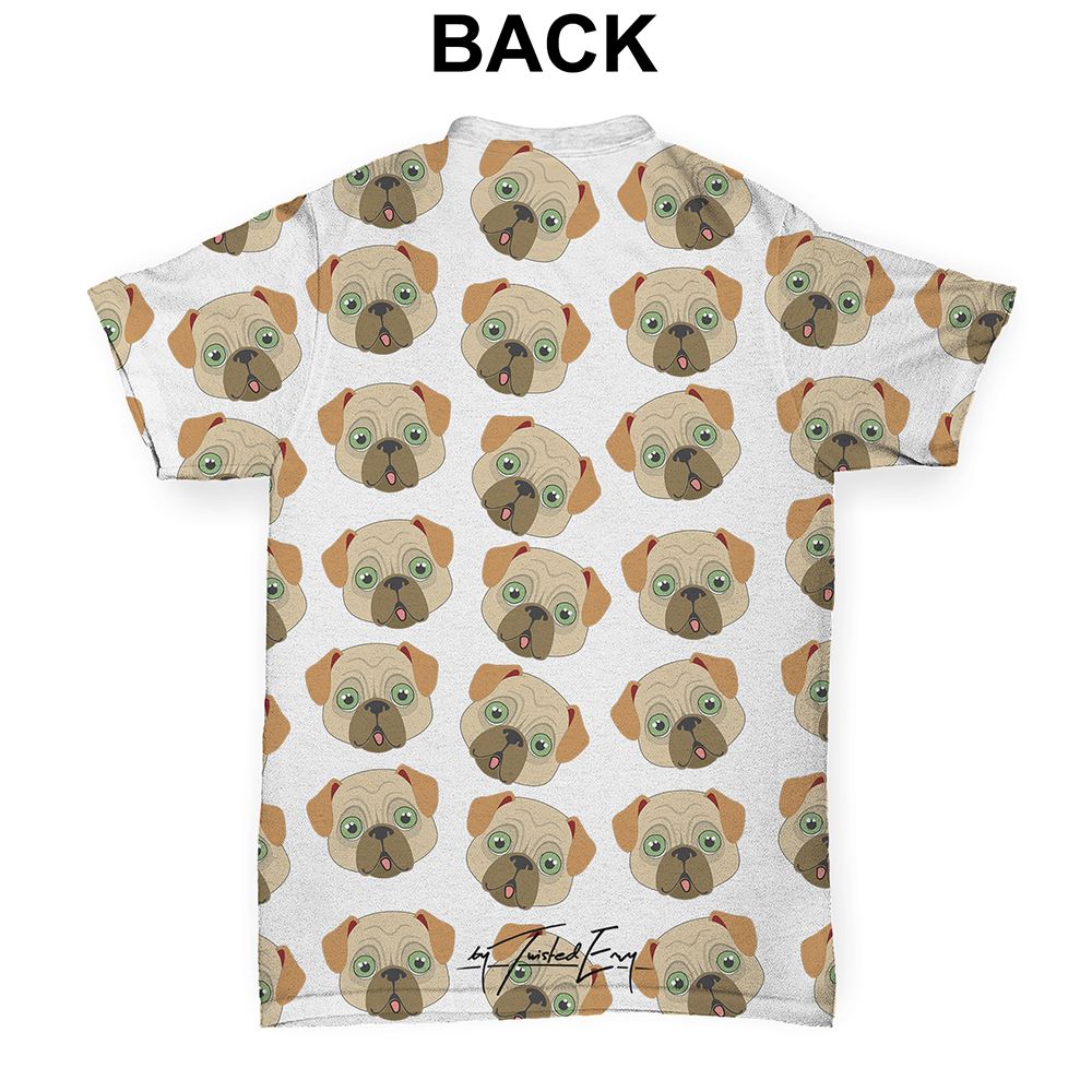 Funny Baby Clothes Pug Dog Pattern Baby Toddler ALL-OVER PRINT Baby T-shirt